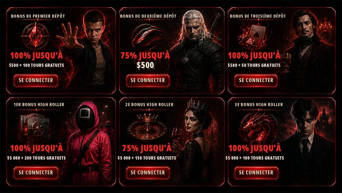 Bonus de casino Netflix